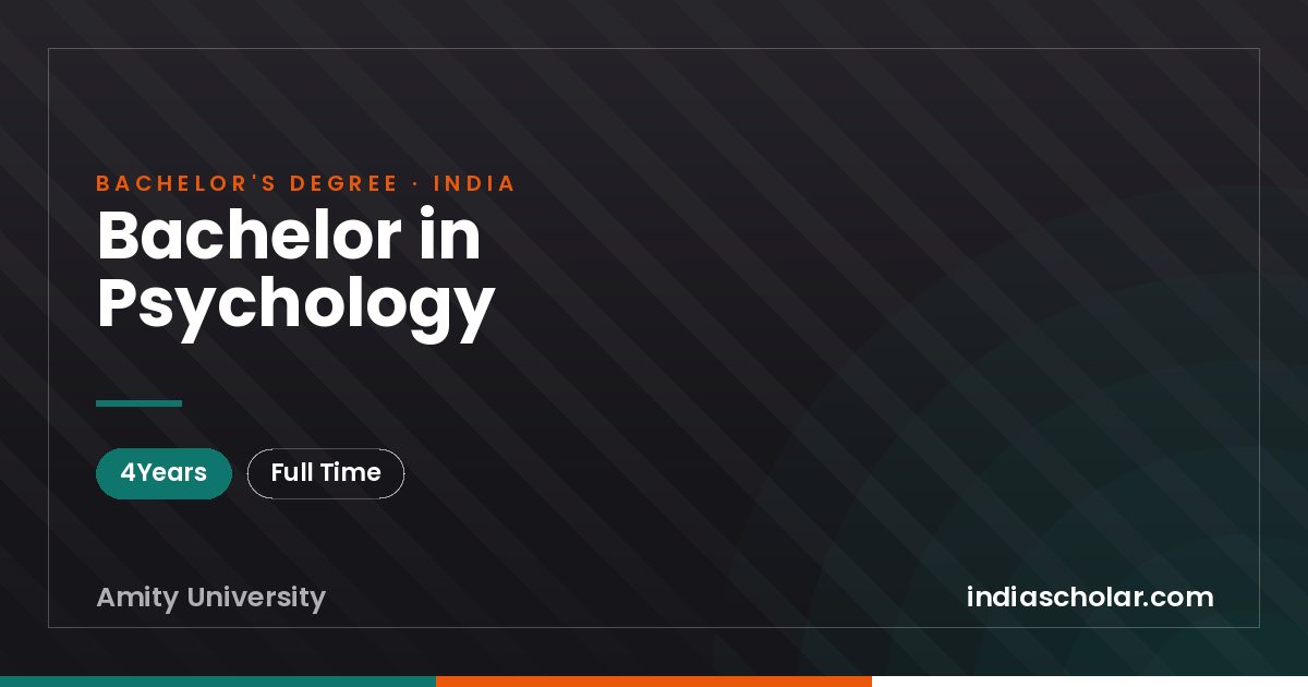 Bachelor in Psychology