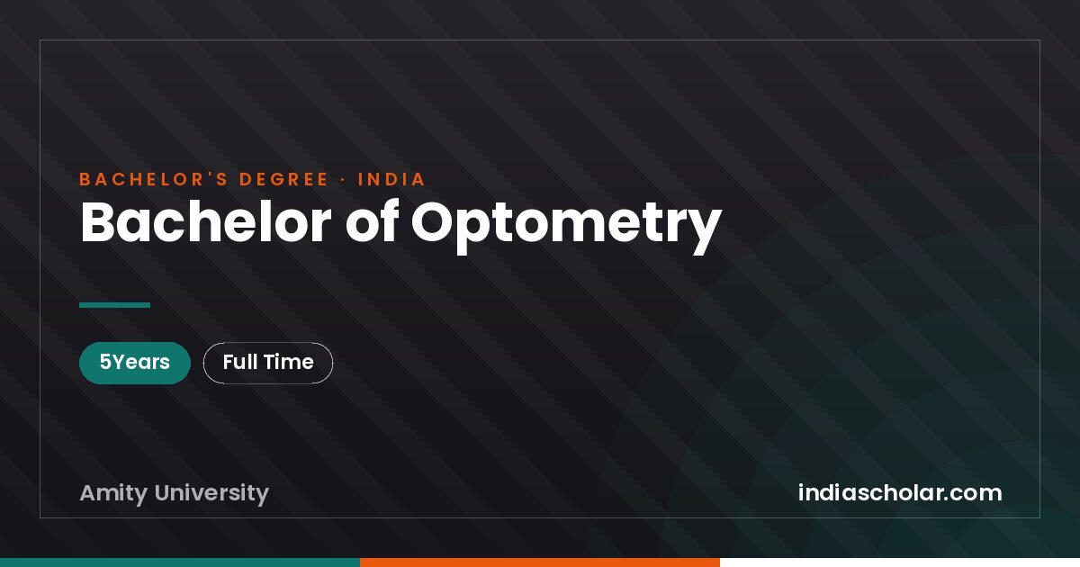 Bachelor of Optometry