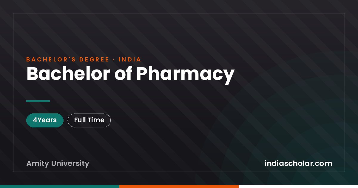 Bachelor of Pharmacy