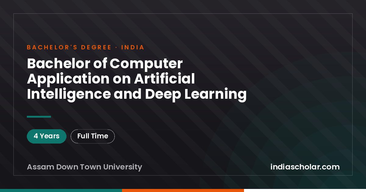 Bachelor of Computer Application on Artificial Intelligence and Deep Learning