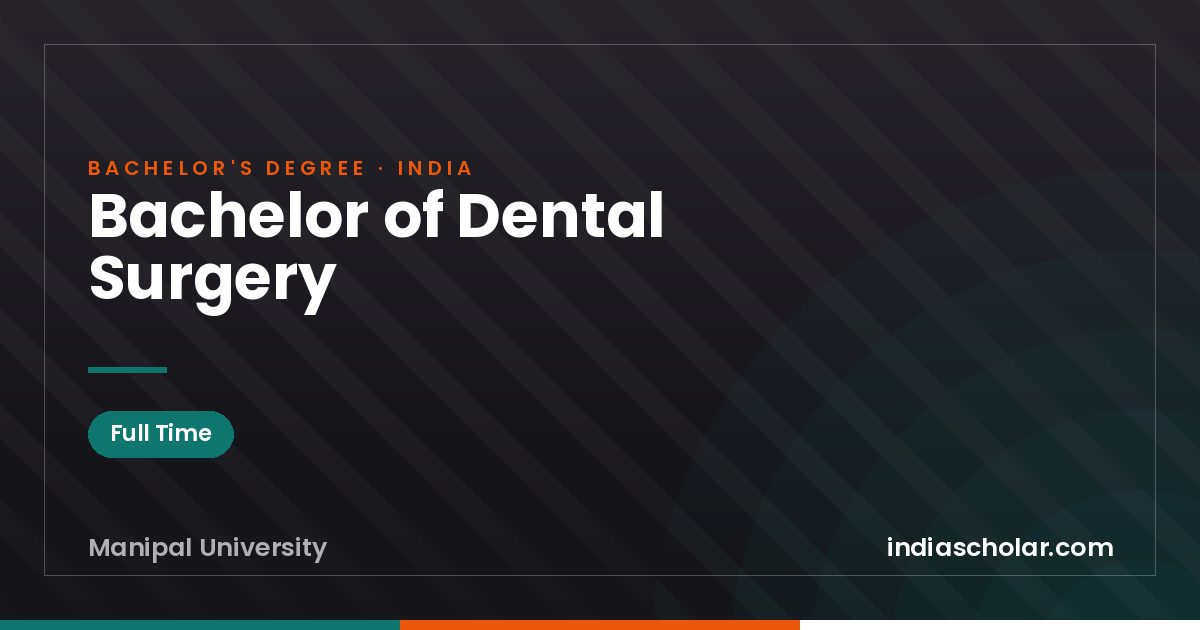 Bachelor of Dental Surgery