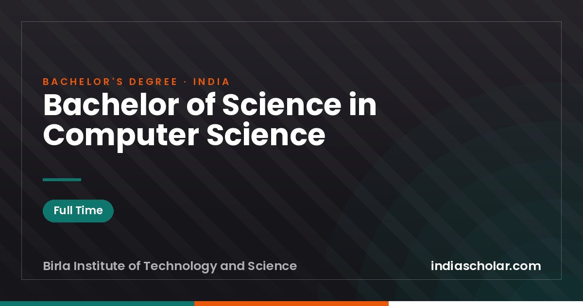 Bachelor of Science in Computer Science