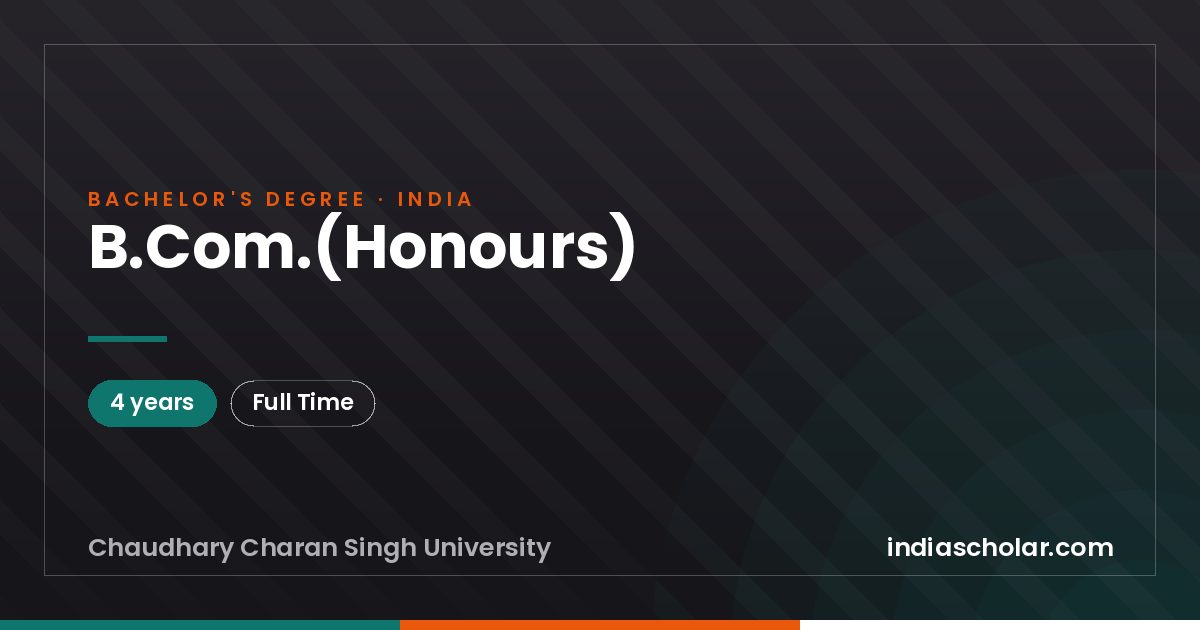 B.Com.(Honours)