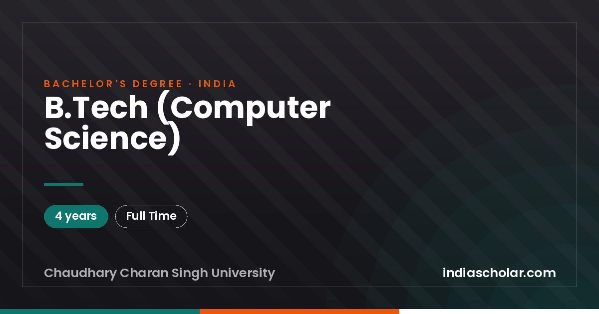 B.Tech (Computer Science)
