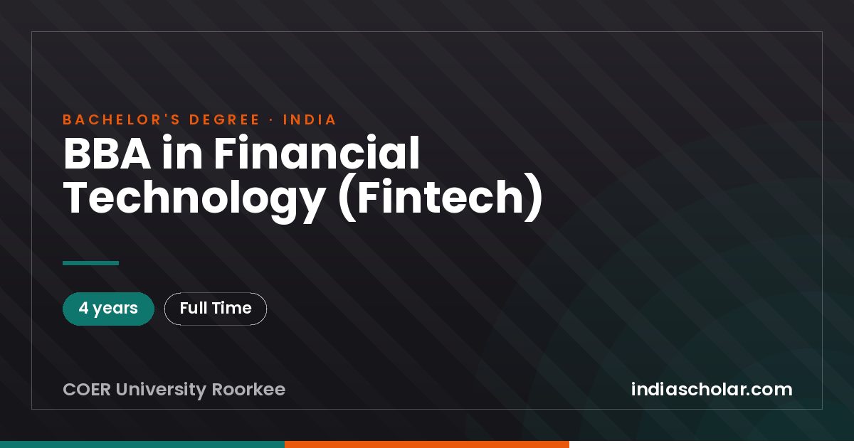 BBA in Financial Technology (Fintech)
