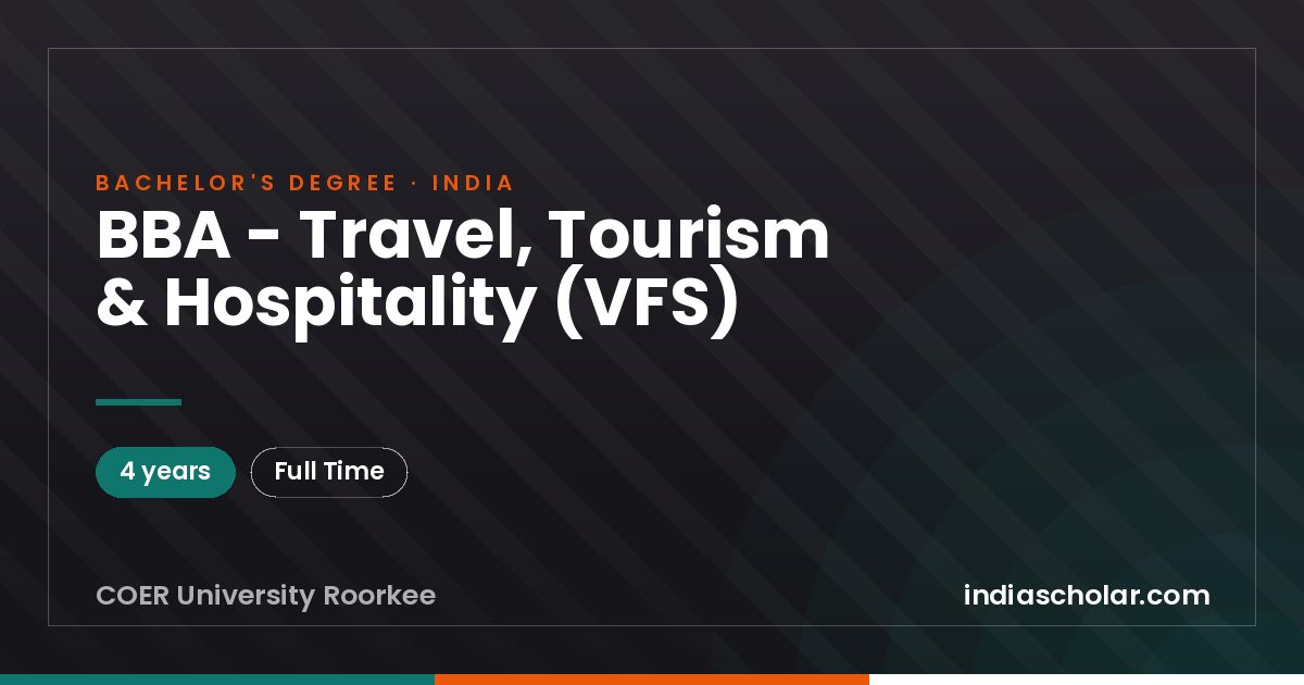 BBA - Travel, Tourism & Hospitality (VFS)