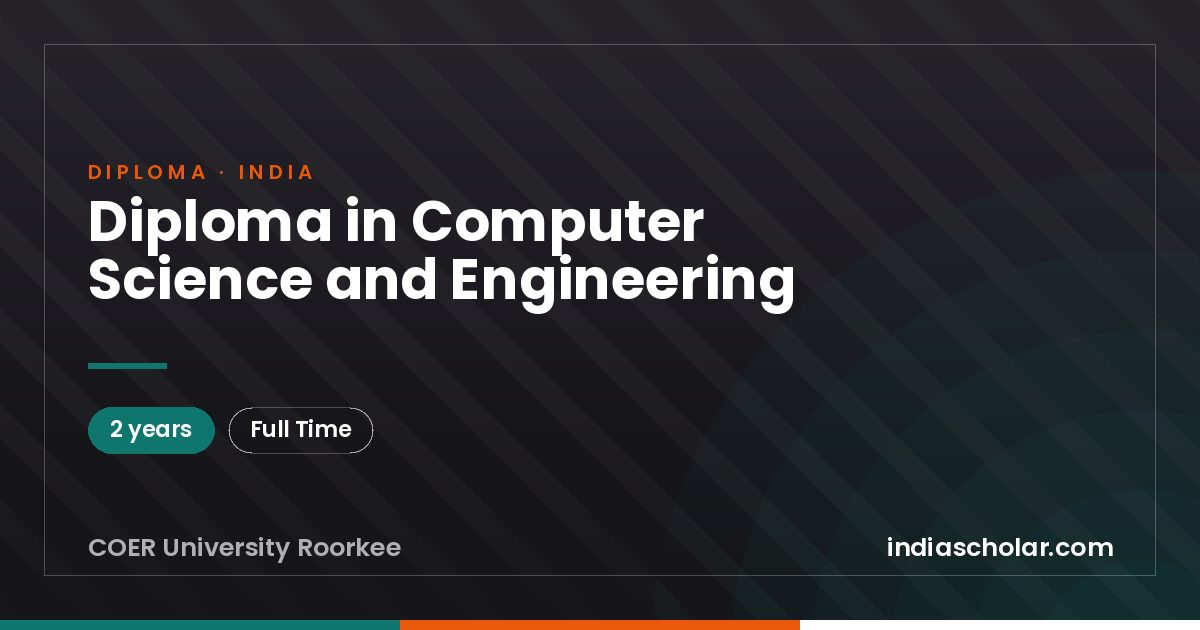 Diploma in Computer Science and Engineering