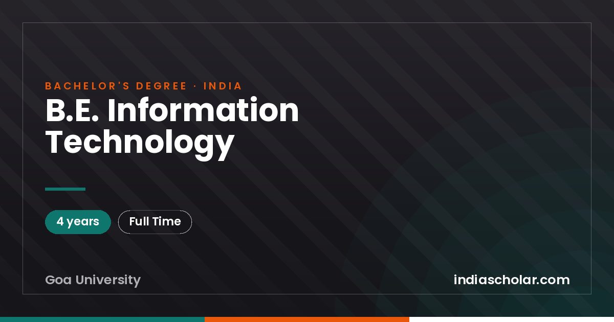 B.E. Information Technology