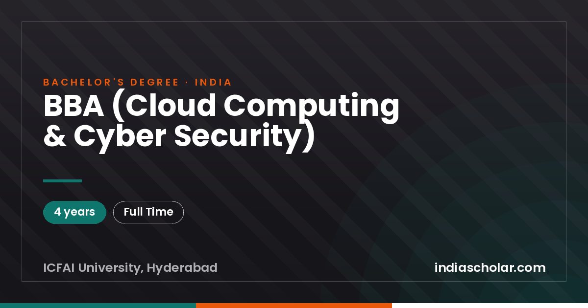 BBA (Cloud Computing & Cyber Security)