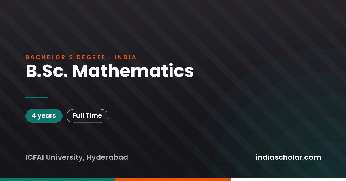 B.Sc. Mathematics