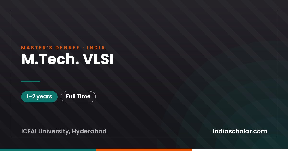 M.Tech. VLSI