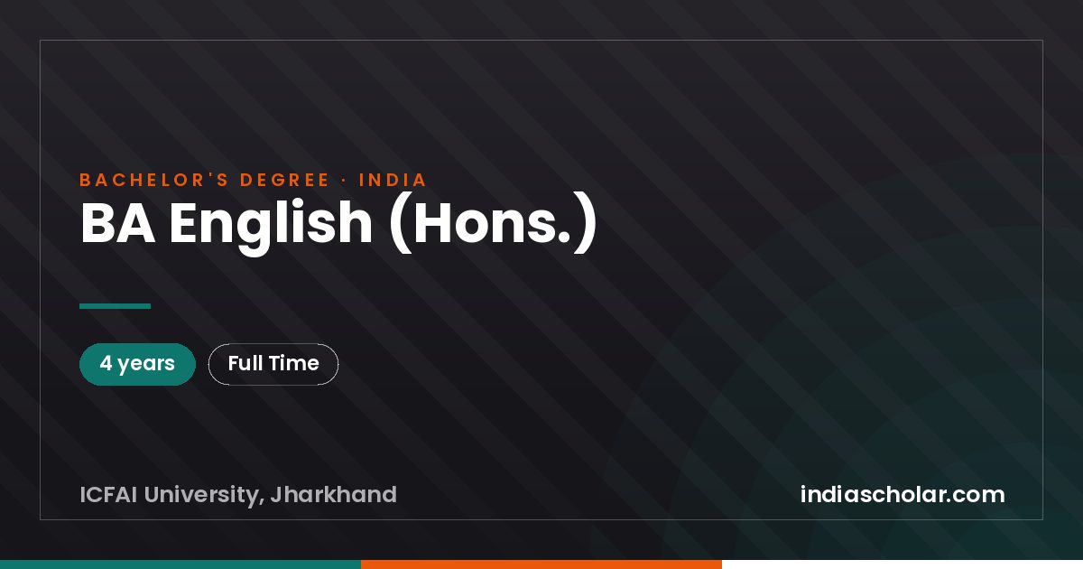 BA English (Hons.)