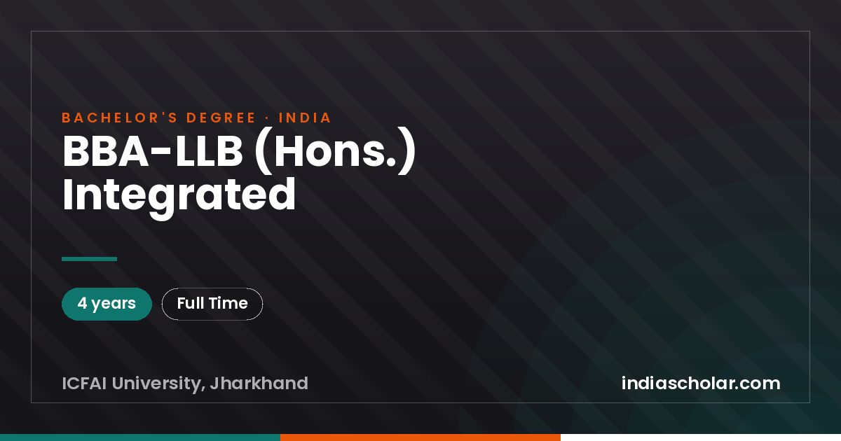 BBA-LLB (Hons.) Integrated