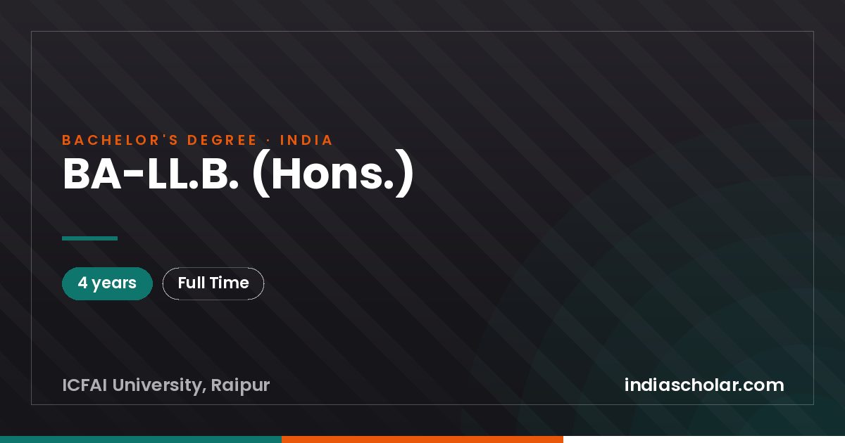 BA-LL.B. (Hons.)
