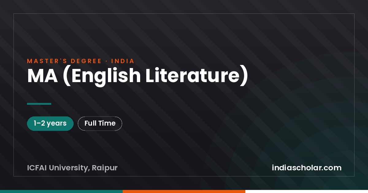 MA (English Literature)