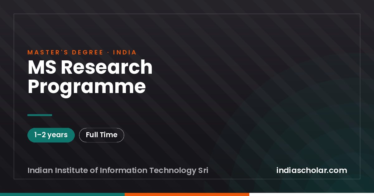 MS Research Programme