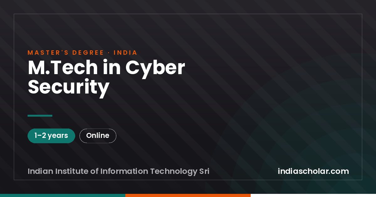 M.Tech in Cyber Security