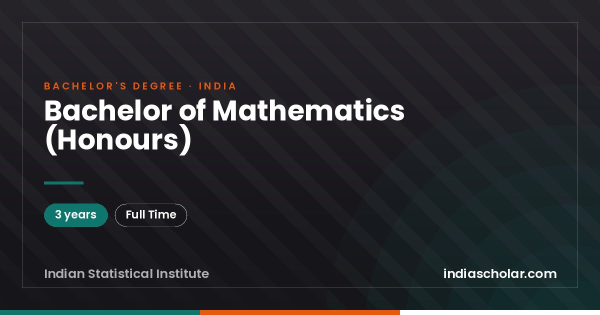 Bachelor of Mathematics (Honours)