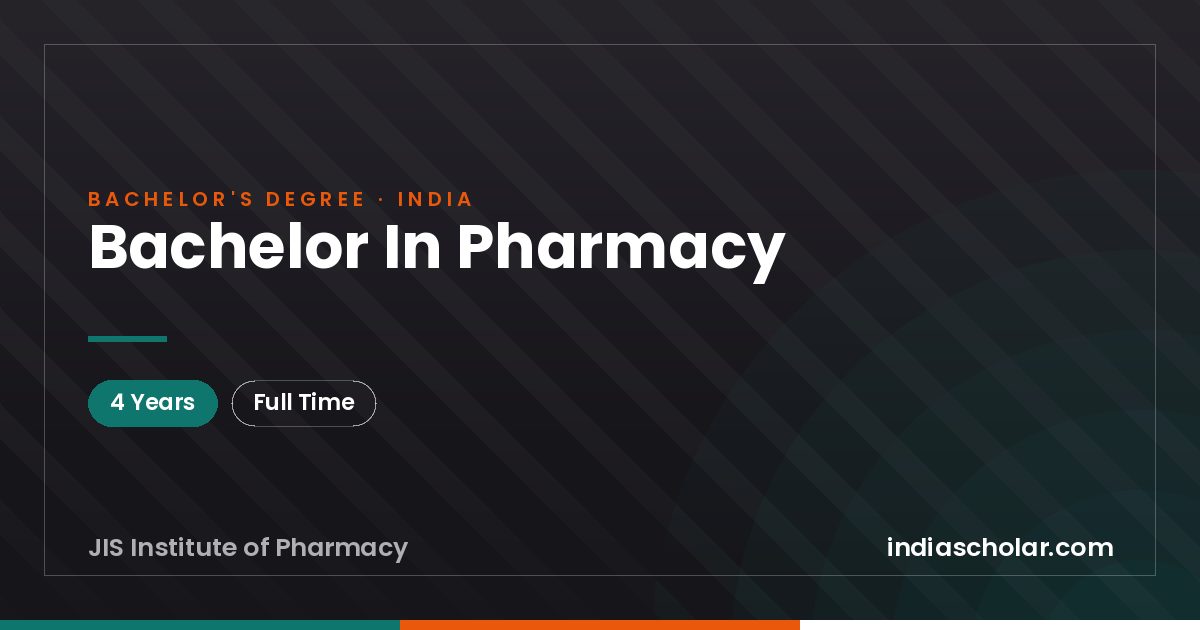 Bachelor In Pharmacy