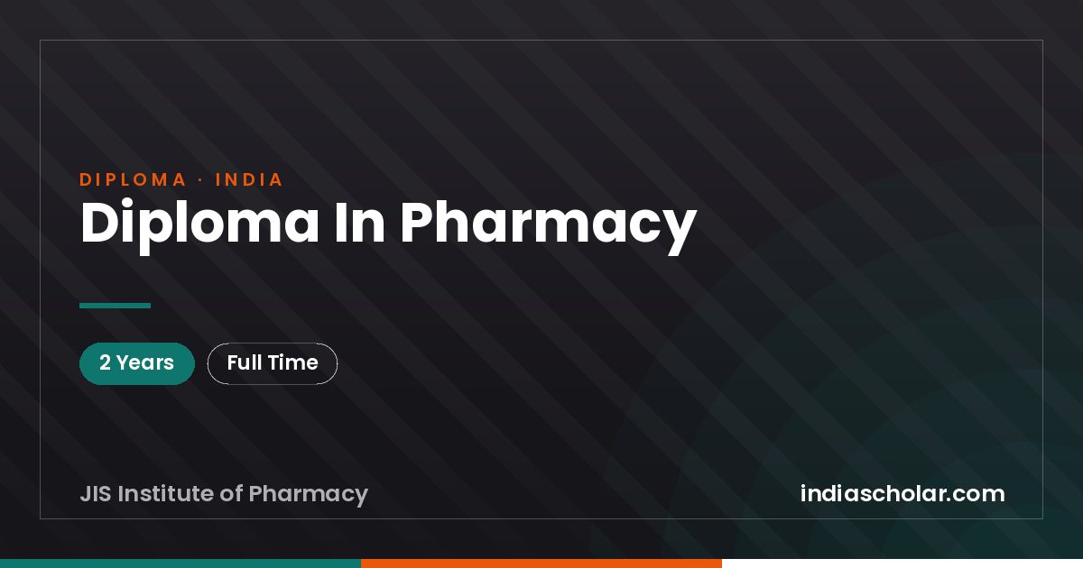 Diploma In Pharmacy