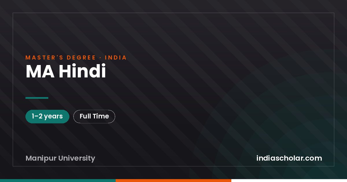 MA Hindi