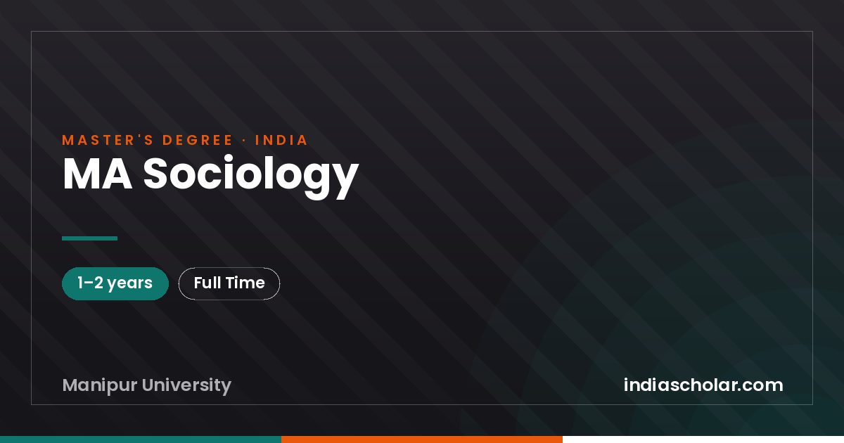 MA Sociology