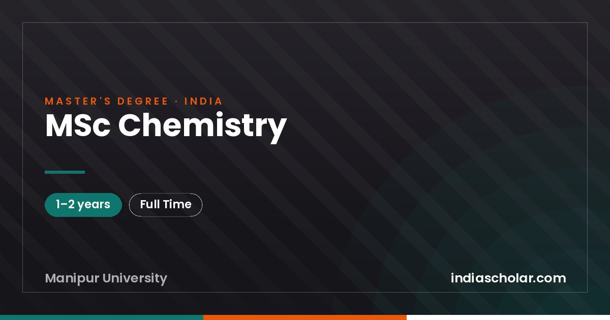 MSc Chemistry