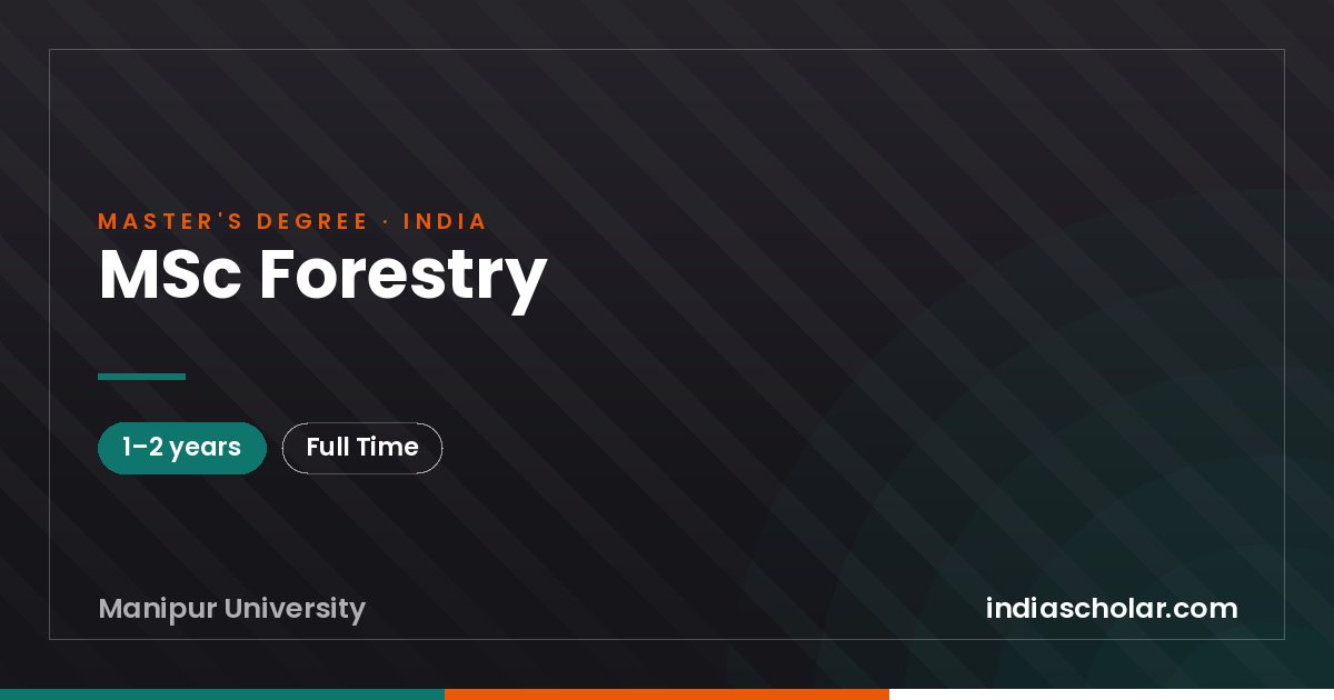 MSc Forestry