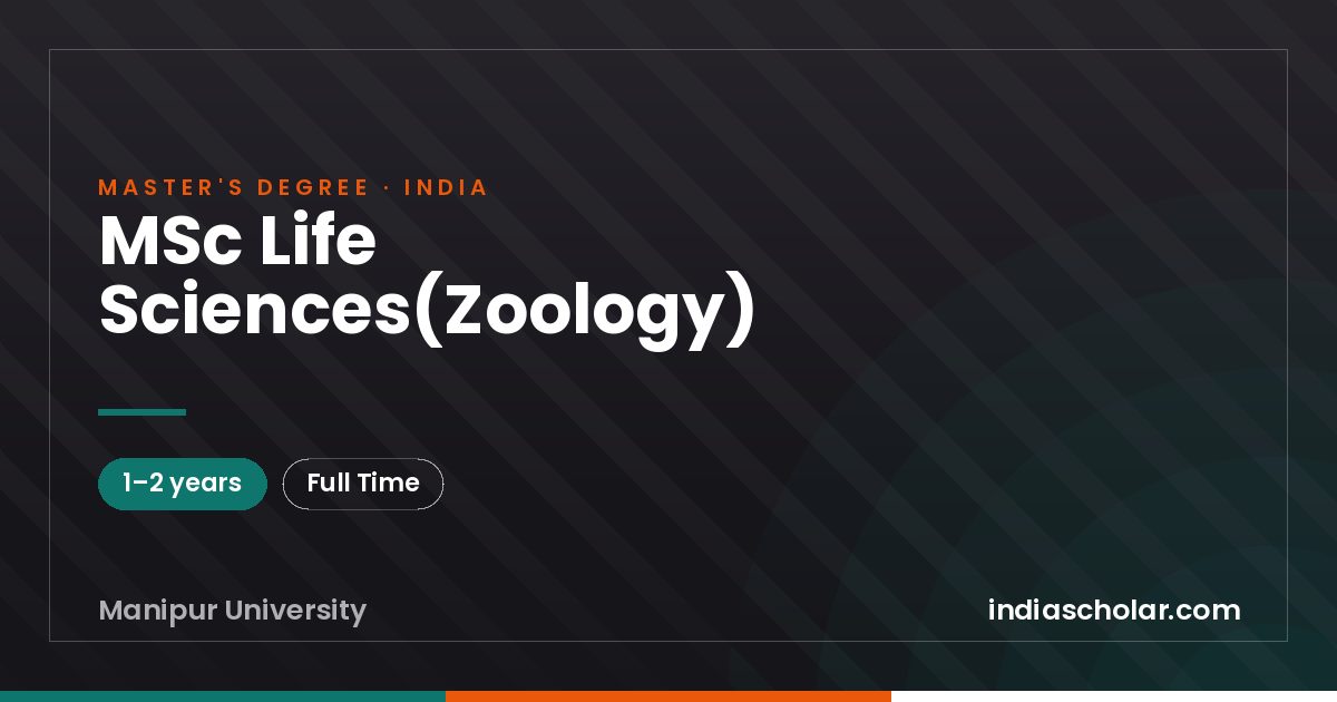MSc Life Sciences(Zoology)