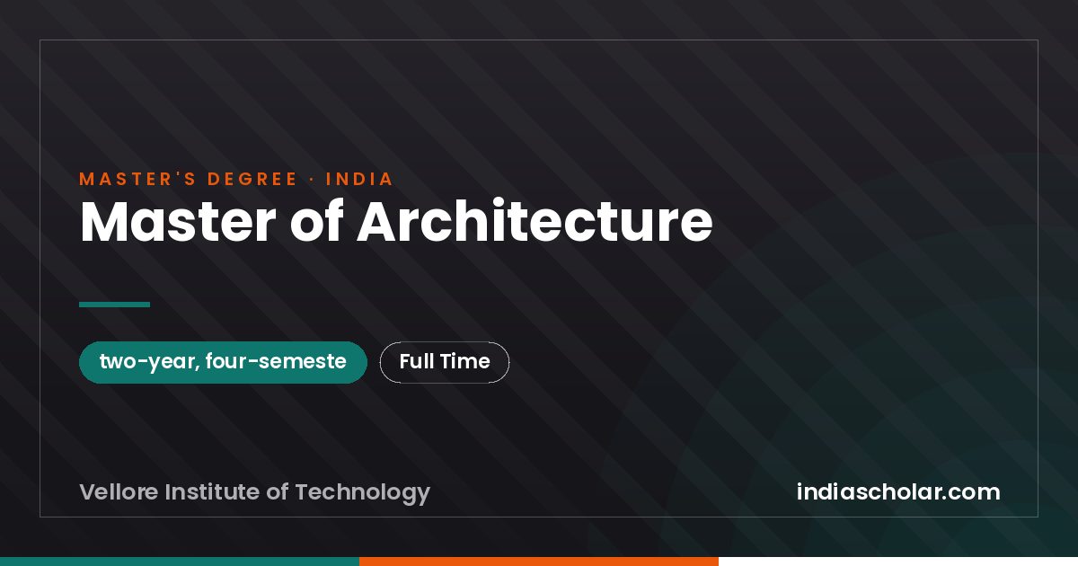 Master of Architecture