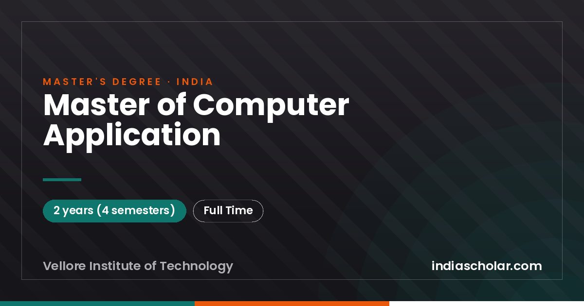 Master of Computer Application