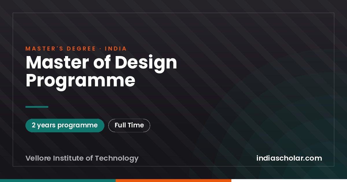 Master of Design Programme