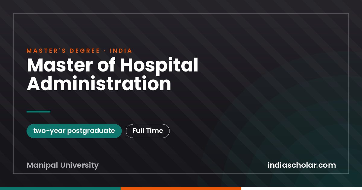 Master of Hospital Administration