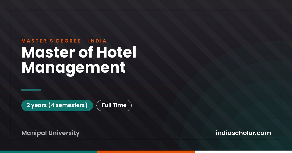 Master of Hotel Management