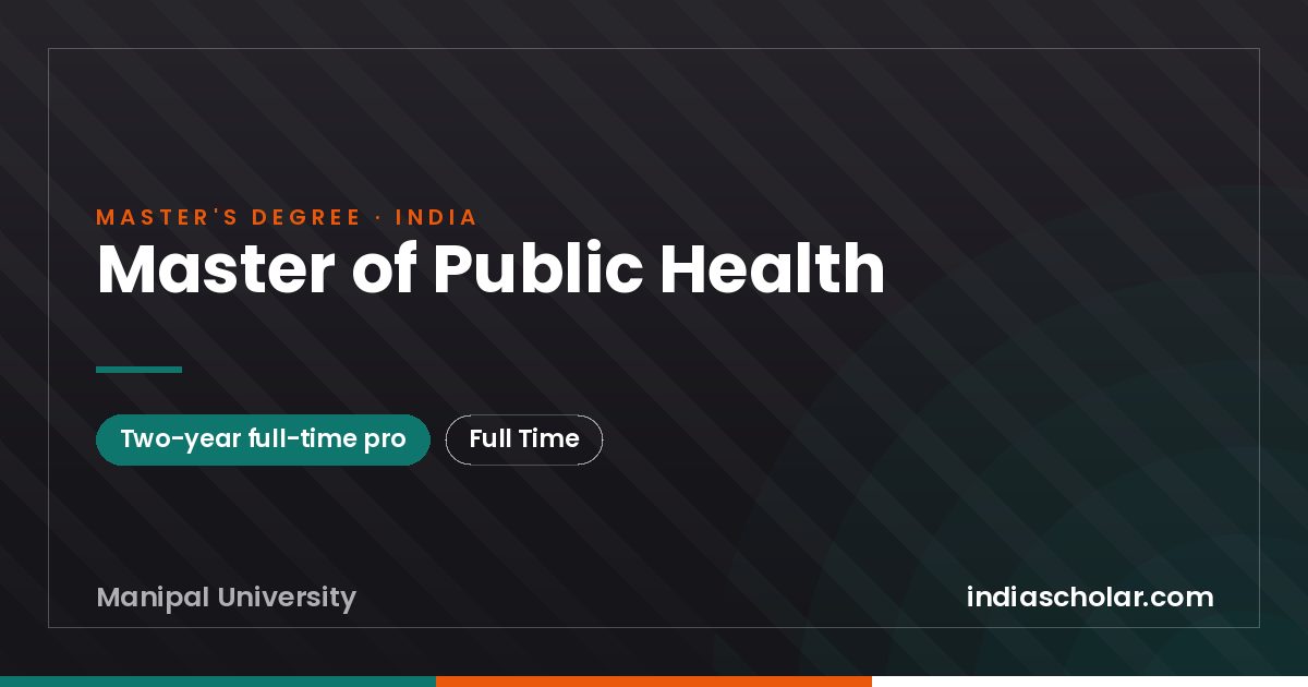 Master of Public Health