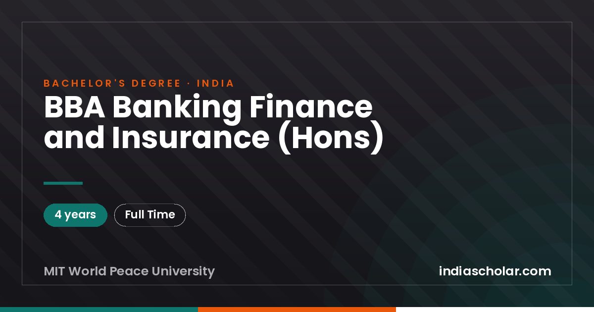 BBA Banking Finance and Insurance (Hons)