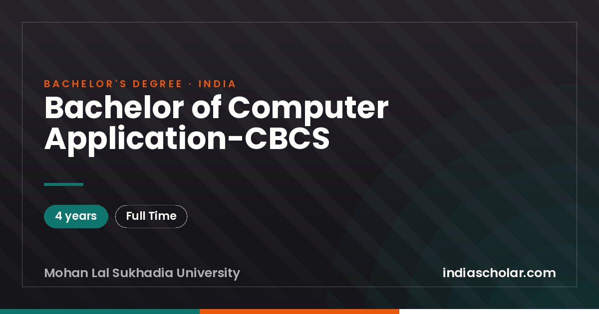 Bachelor of Computer Application-CBCS