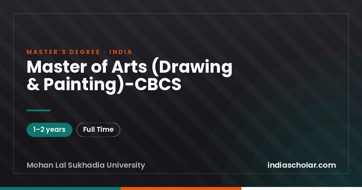 Master of Arts (Drawing & Painting)-CBCS
