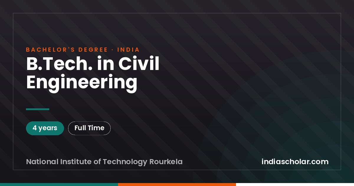 B.Tech. in Civil Engineering