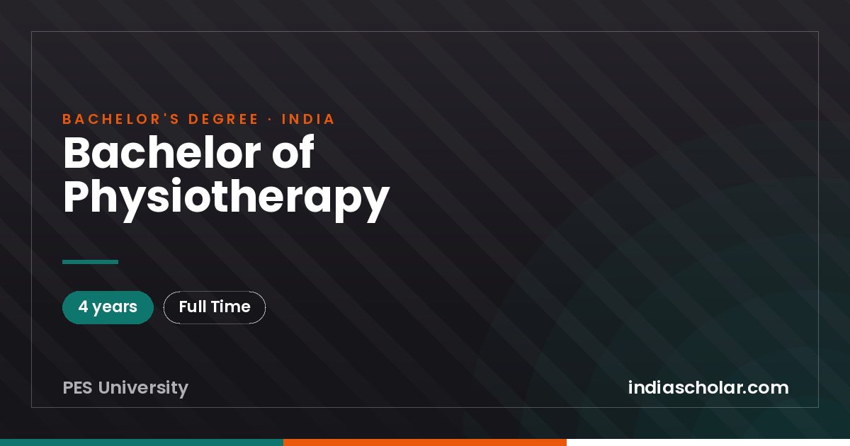 Bachelor of Physiotherapy