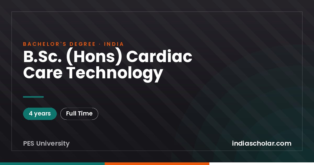 B.Sc. (Hons) Cardiac Care Technology