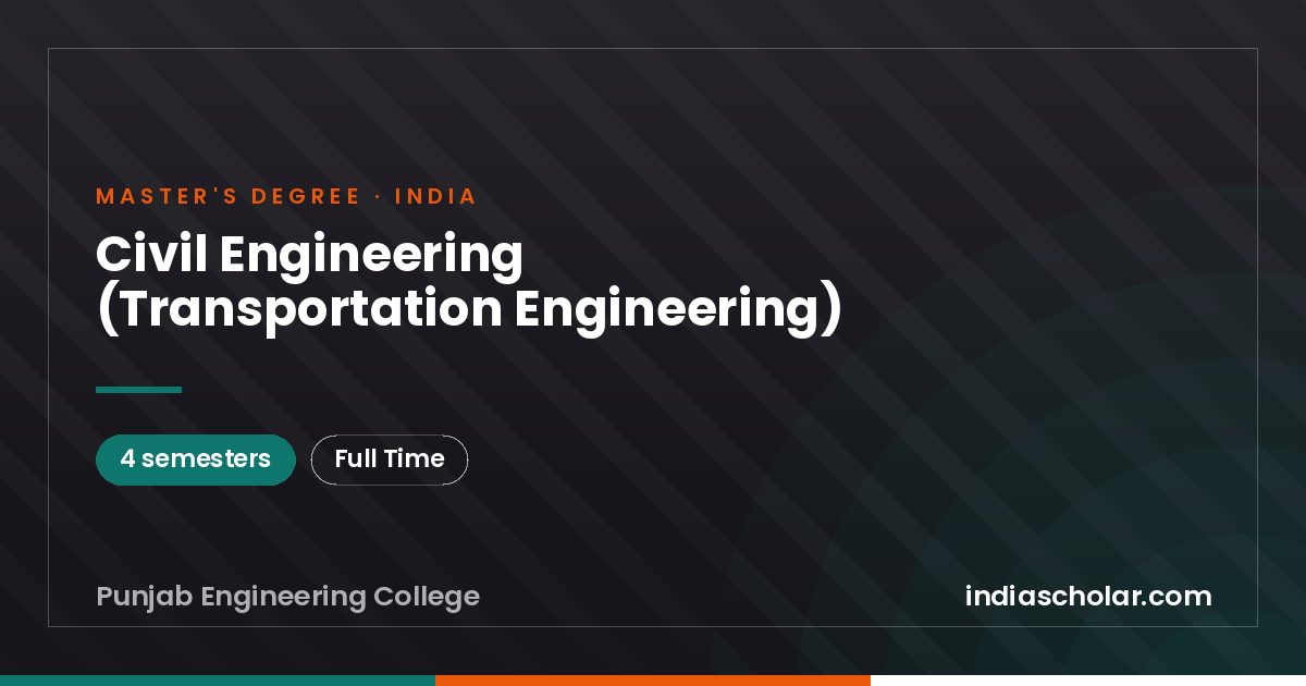 Civil Engineering (Transportation Engineering)