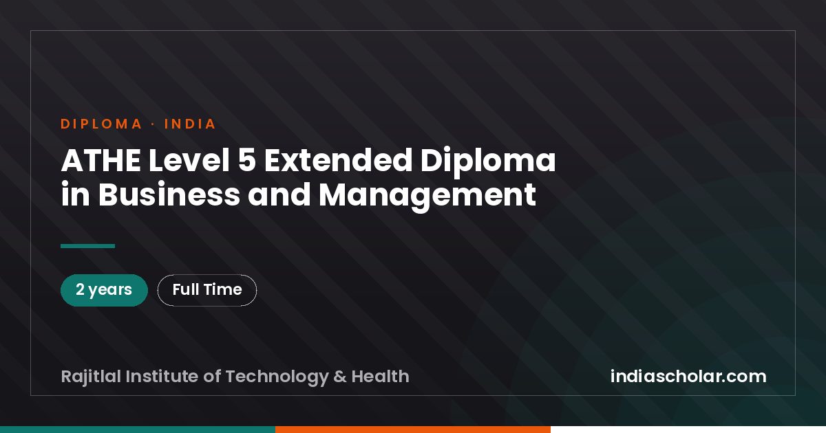 ATHE Level 5 Extended Diploma in Business and Management