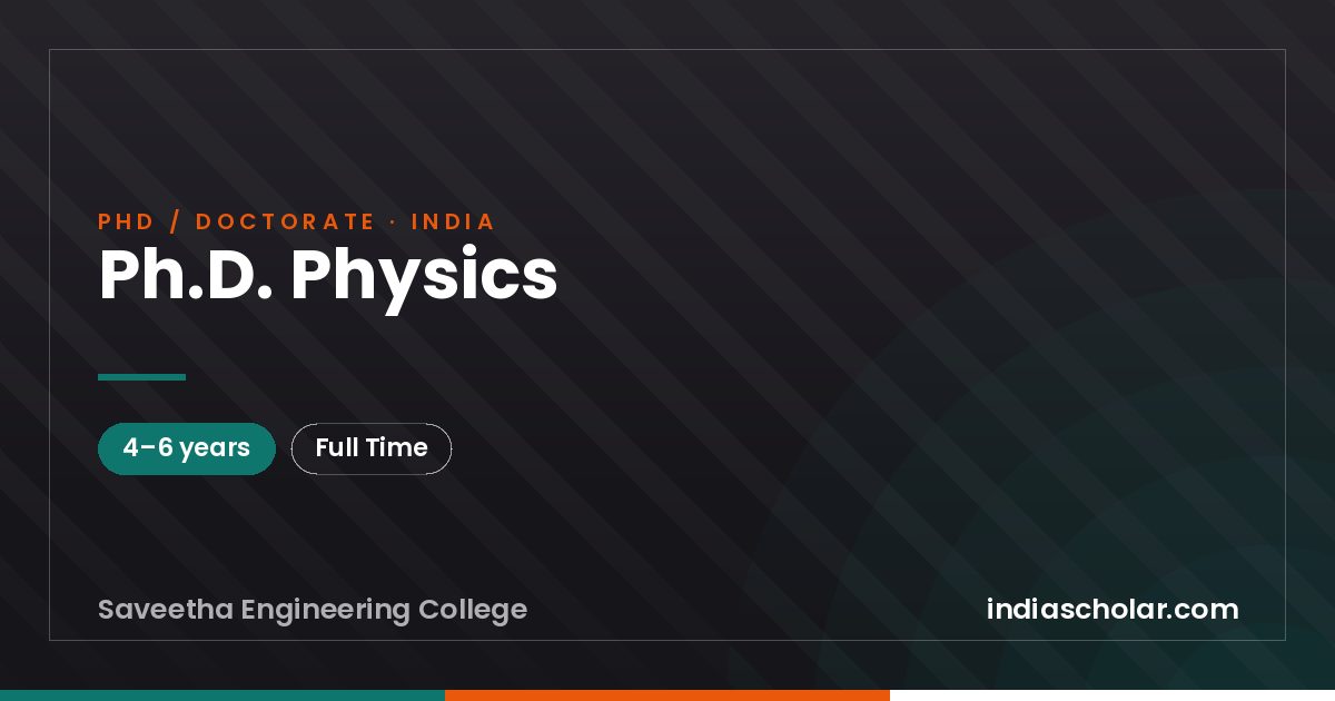 Ph.D. Physics