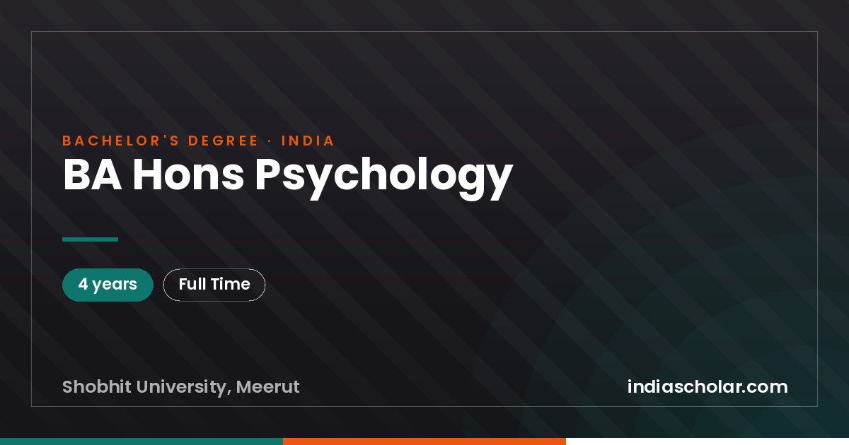 BA Hons Psychology