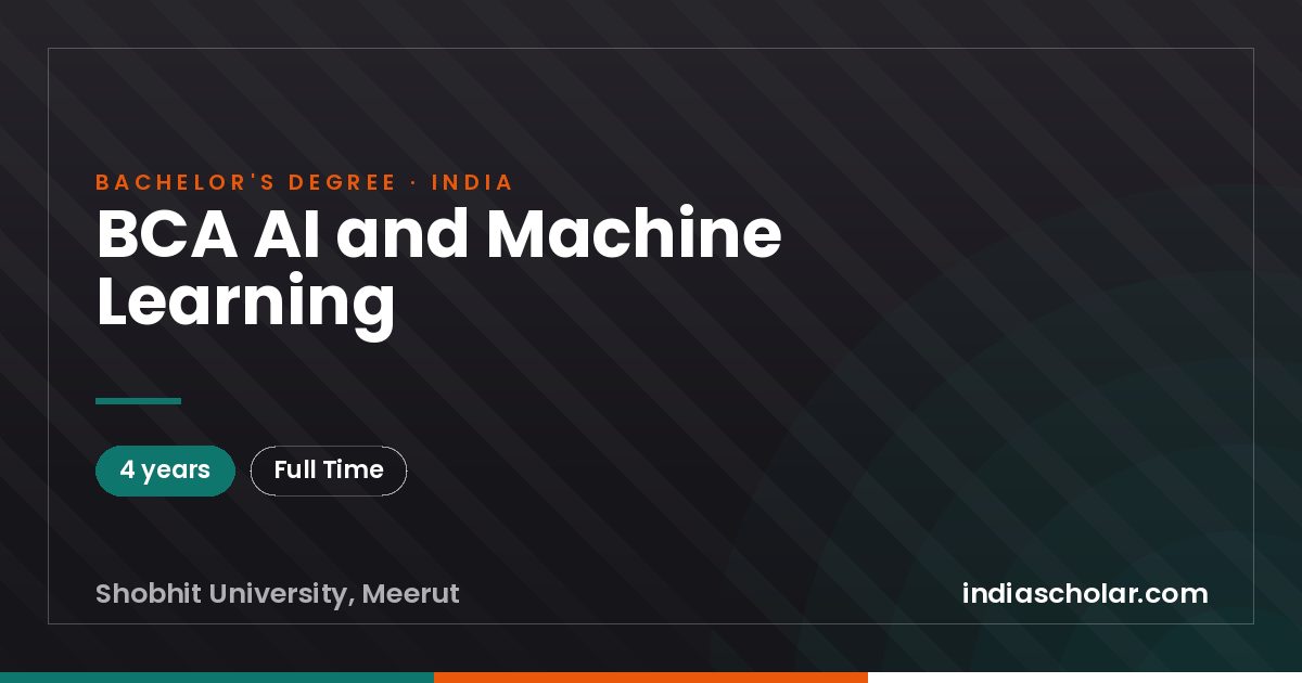 BCA AI and Machine Learning