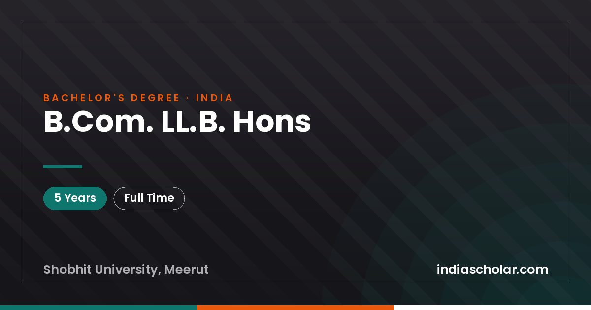 B.Com. LL.B. Hons