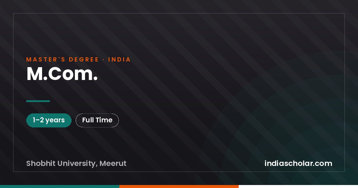 M.Com.