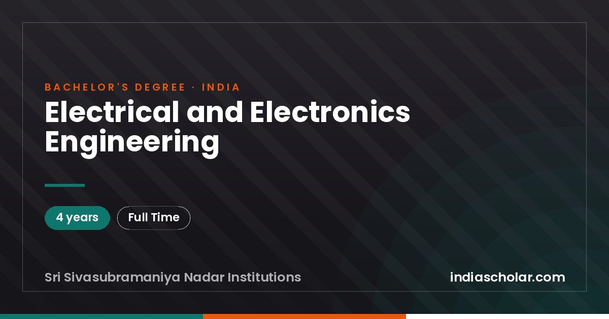 Electrical and Electronics Engineering
