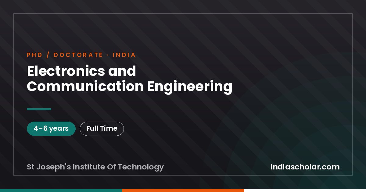 Electronics and Communication Engineering